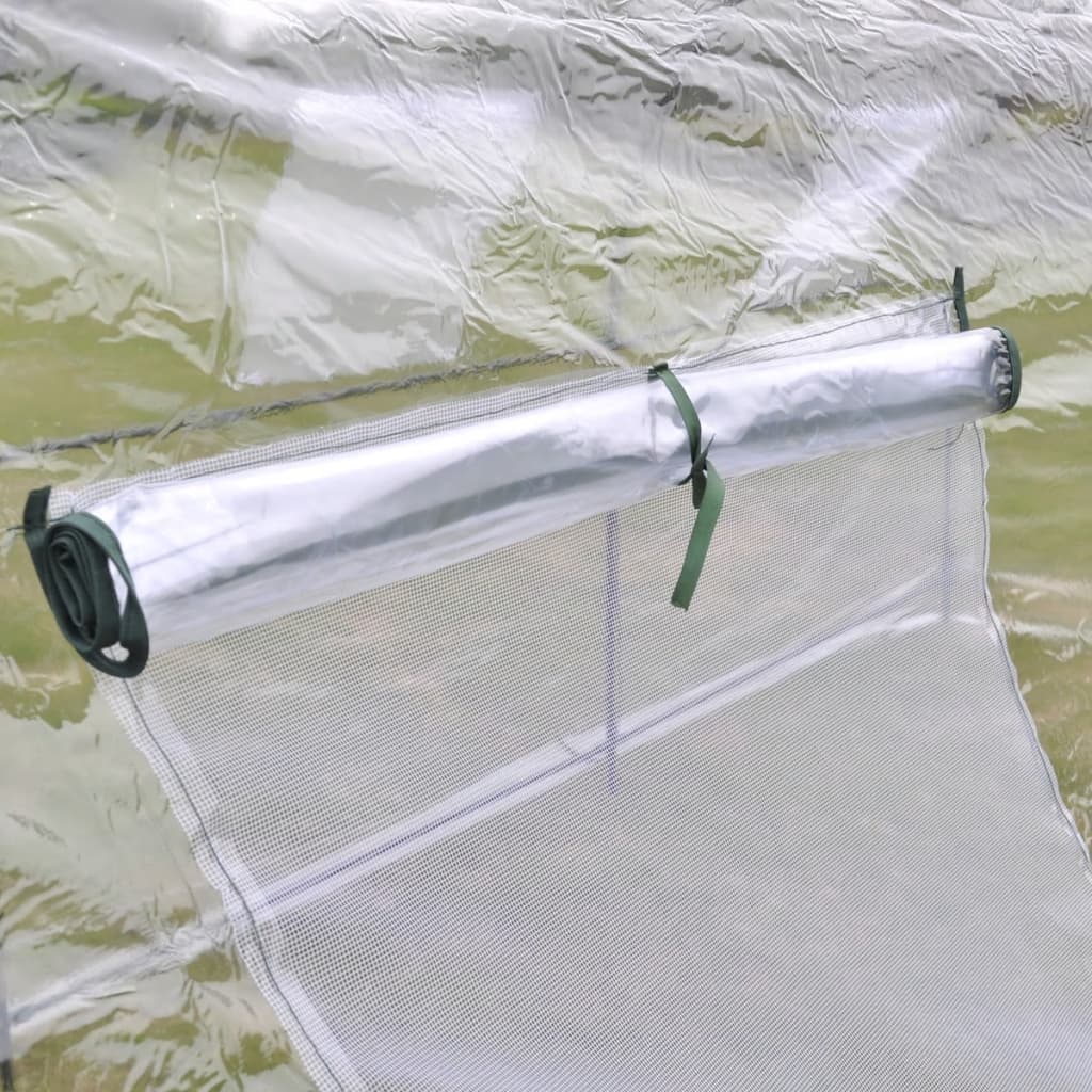 vidaXL Zahradní skleník velký průchozí přenosný fóliovník