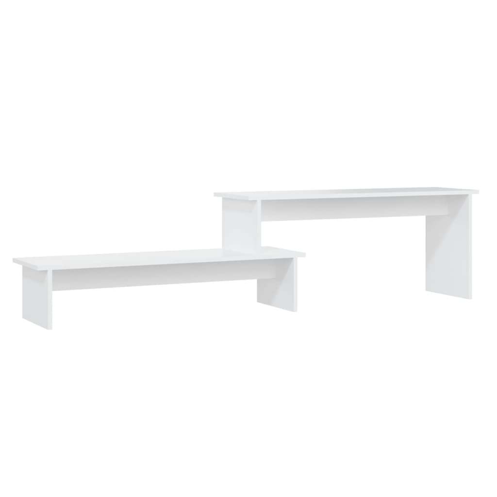 vidaXL TV stolek bílý 180 x 30 x 43 cm dřevotříska
