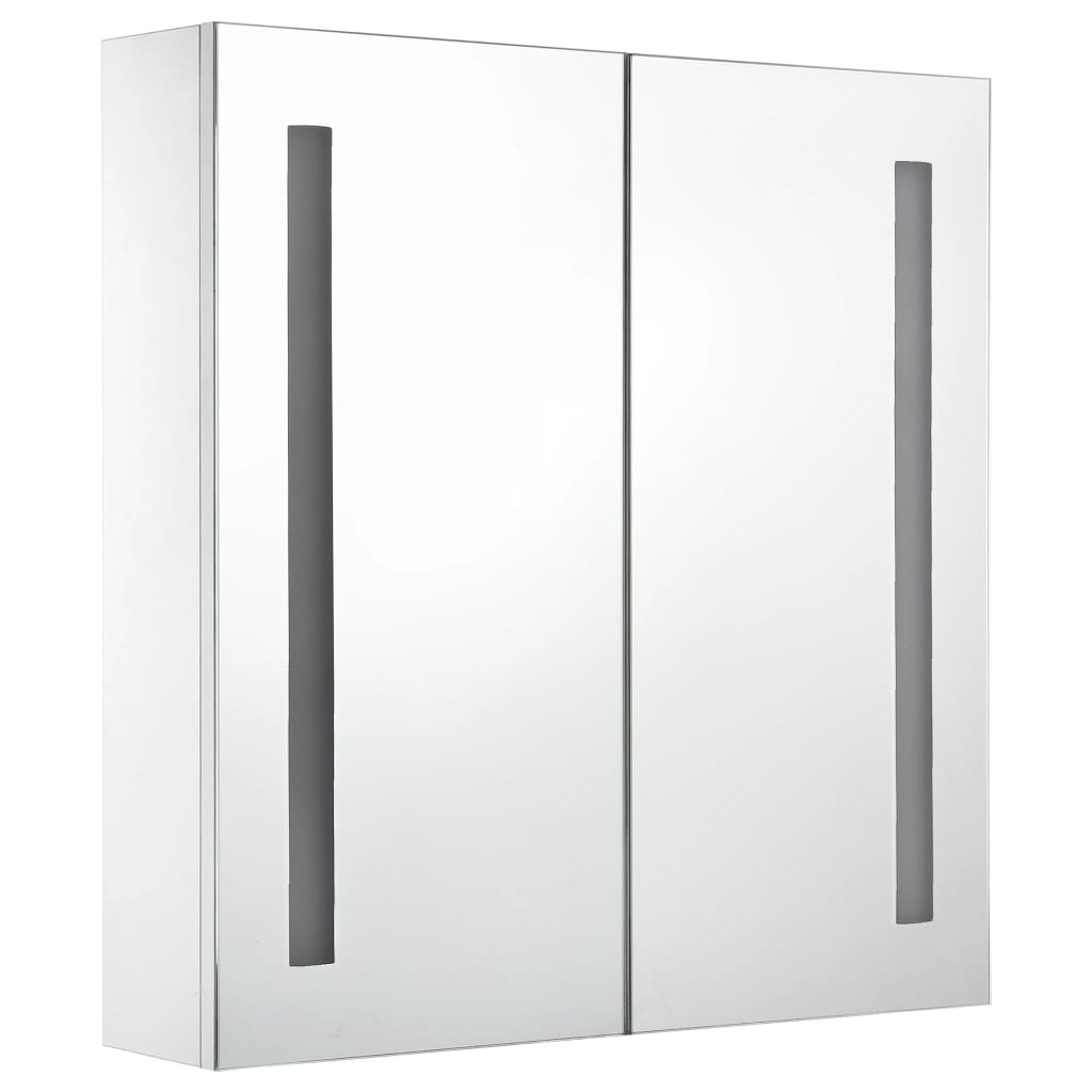 vidaXL LED koupelnová skříňka se zrcadlem 60 x 14 x 62 cm