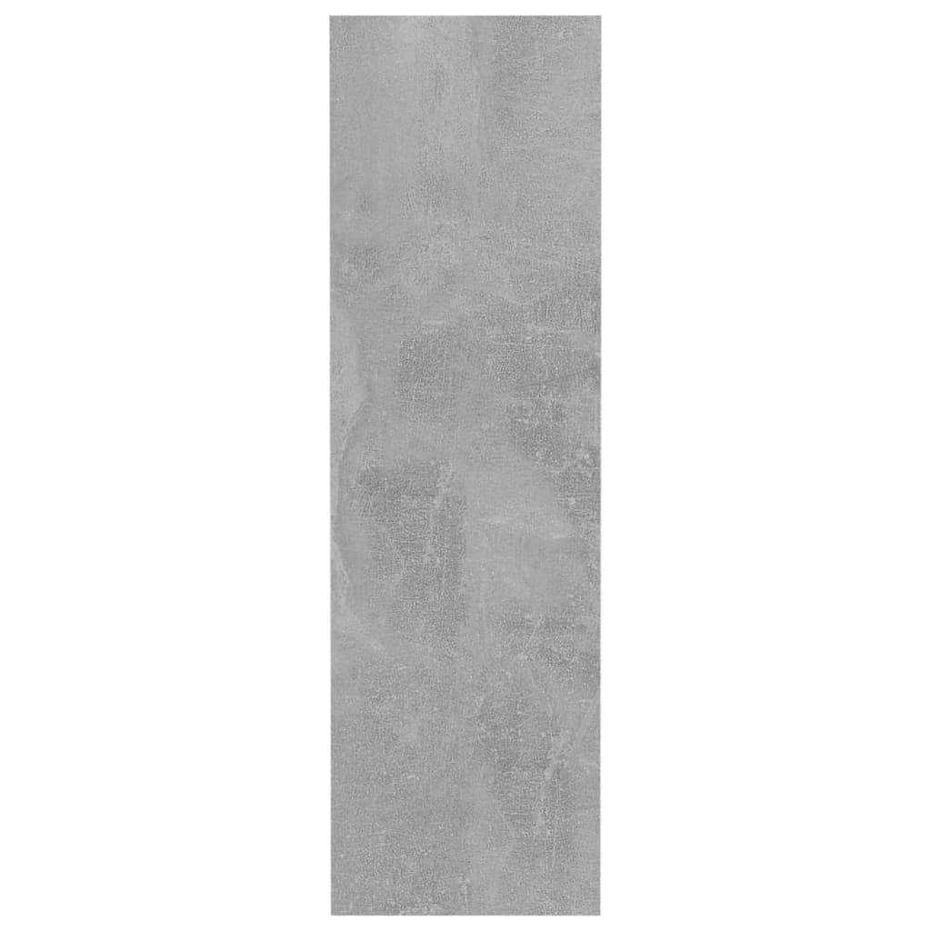 vidaXL Nástěnný botník betonově šedý 60 x 18 x 60 cm dřevotříska