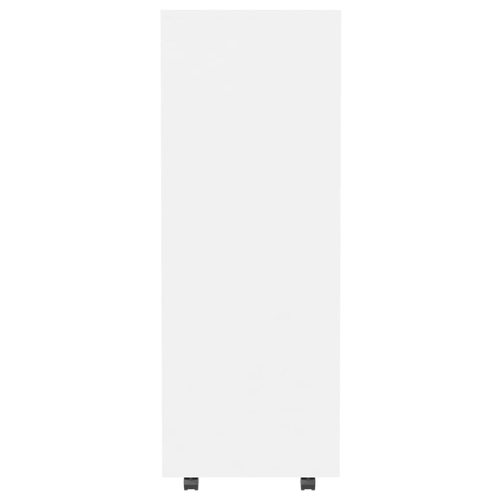 vidaXL Šatní skříň bílá 80 x 40 x 110 cm dřevotříska