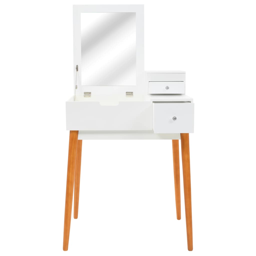 vidaXL Toaletní stolek se zrcadlem MDF 60 x 50 x 86 cm
