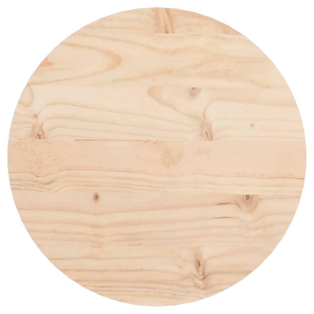 vidaXL Stolní deska kulatá Ø 30 x 3 cm masivní borové dřevo