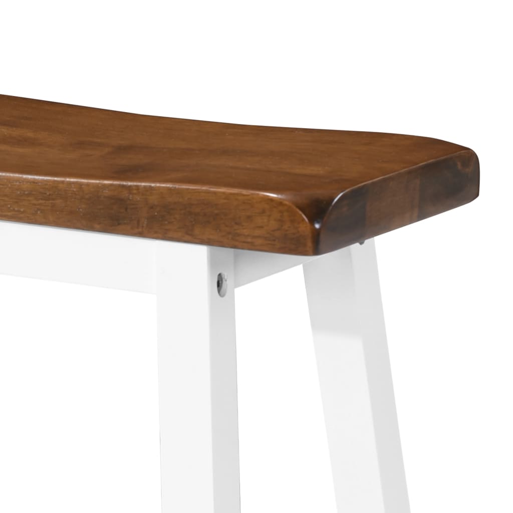 vidaXL Barový stůl a stoličky sada 3 kusů z masivního dřeva