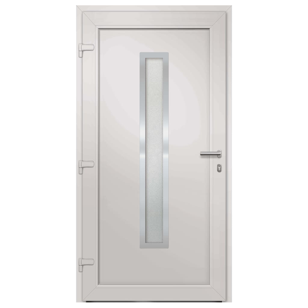 vidaXL Vchodové dveře antracitové 98 x 208 cm