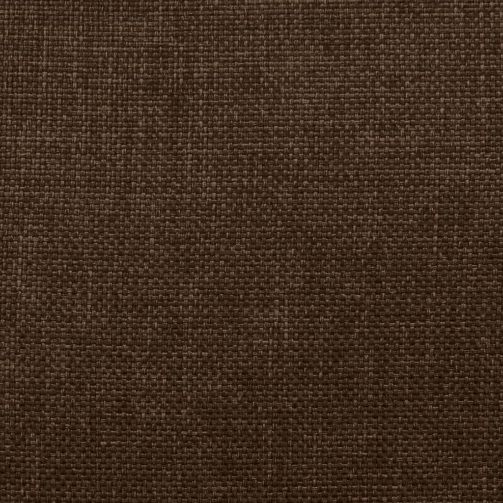 vidaXL Zvedací masážní polohovací křeslo tmavě hnědé textil