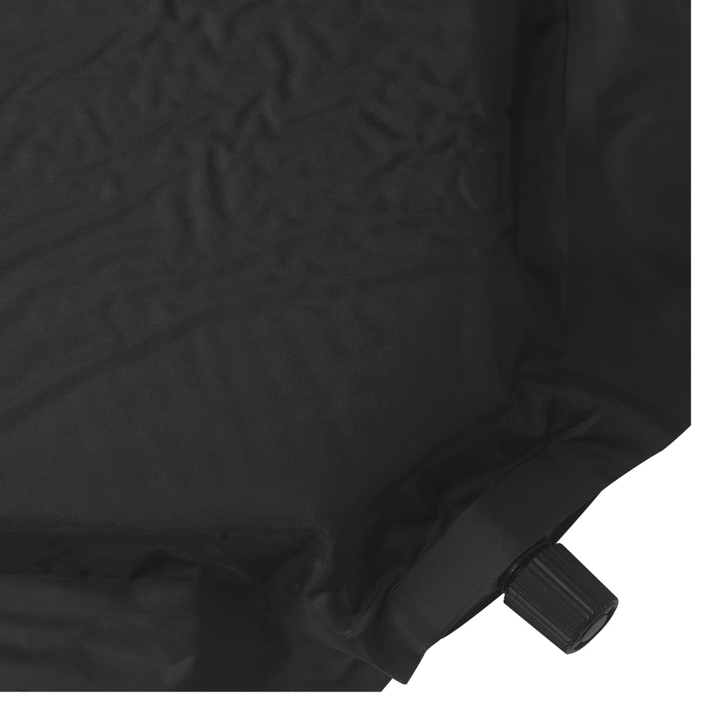 vidaXL Nafukovací karimatka 66 x 200 cm černá
