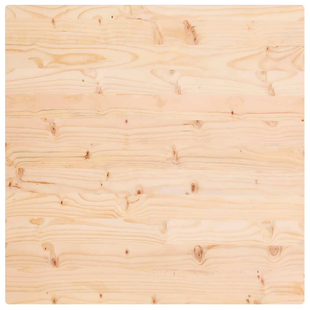 vidaXL Stolní deska 70 x 70 x 2,5 cm masivní borové dřevo čtvercová