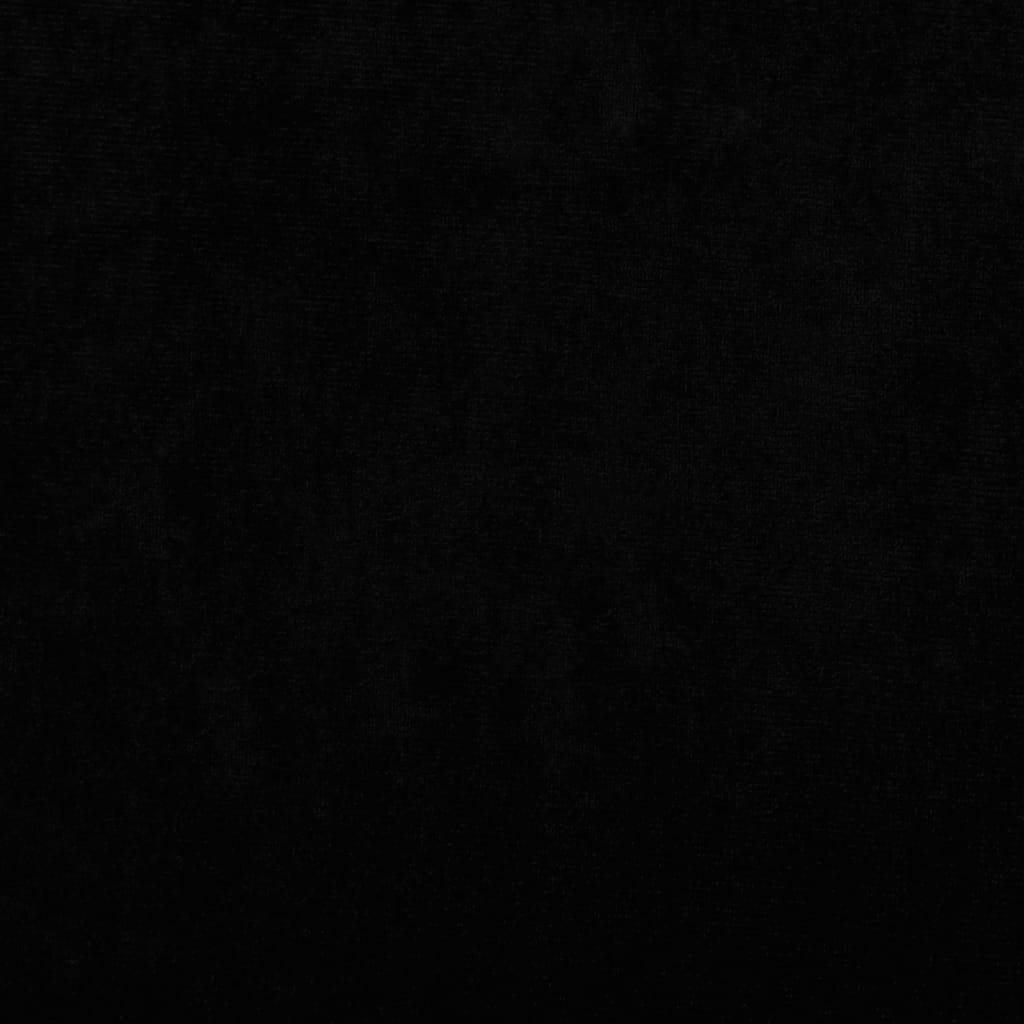 vidaXL Dětská pohovka černá 100 x 54 x 33 cm samet