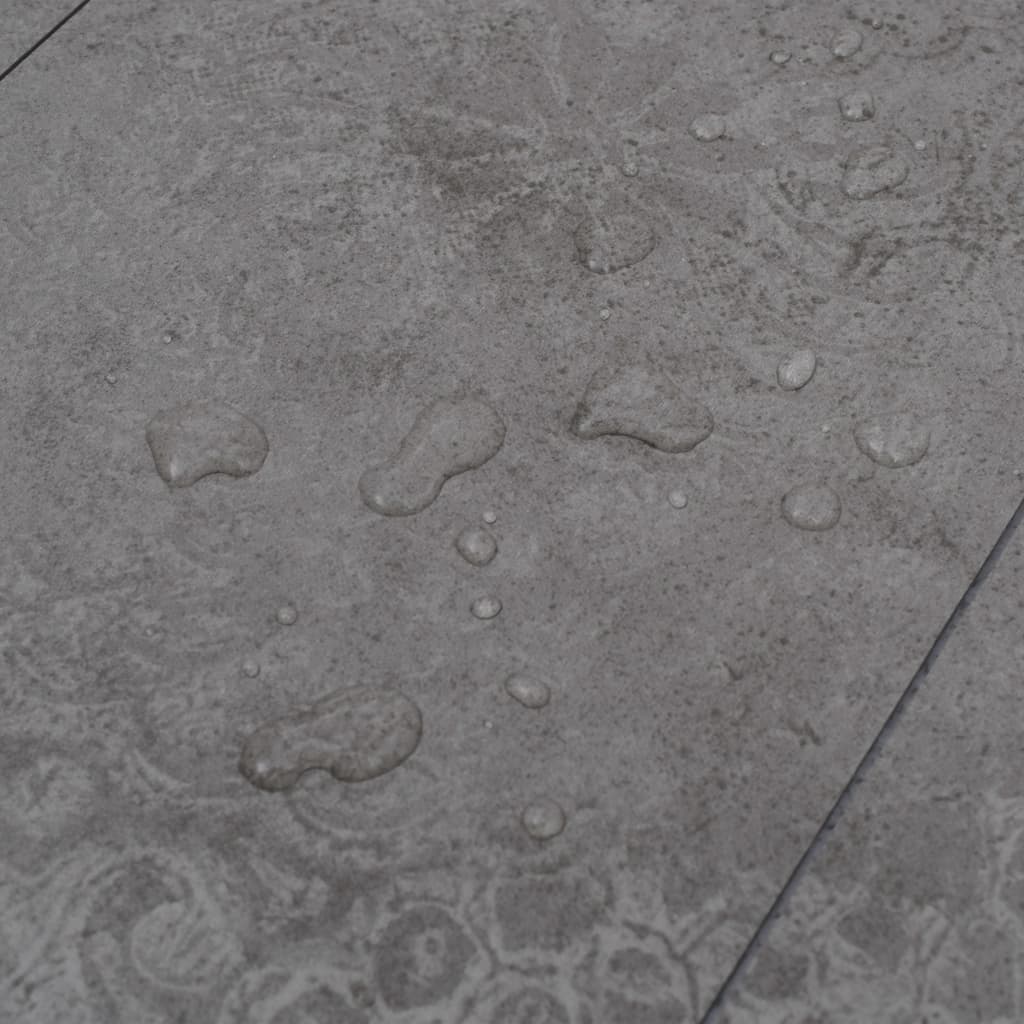 vidaXL Samolepicí podlahová krytina PVC 5,21 m² 2 mm betonově šedá