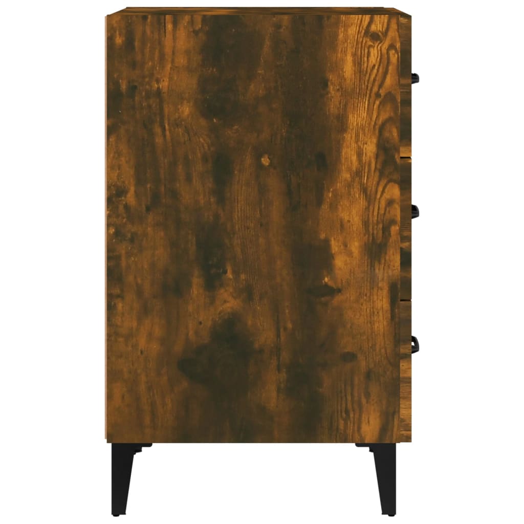 vidaXL Noční stolek kouřový dub 40 x 40 x 66 cm kompozitní dřevo
