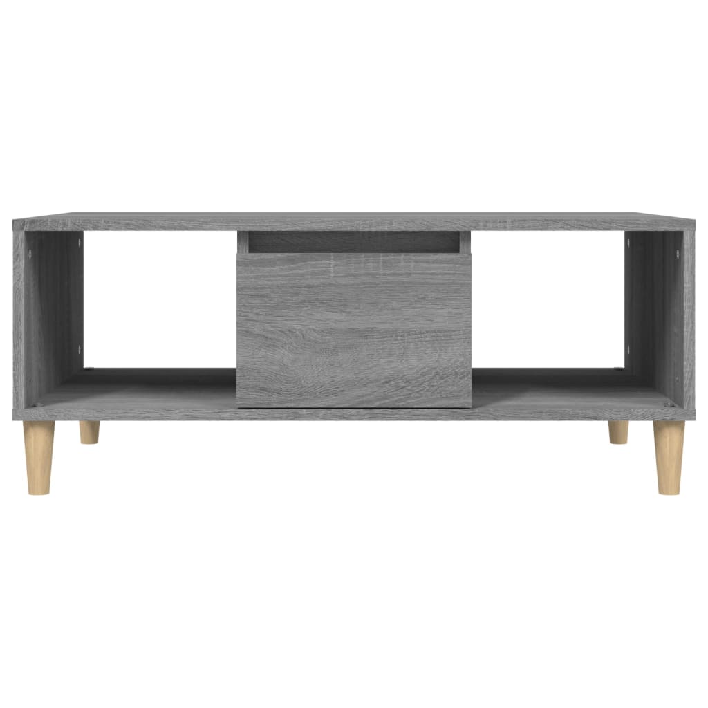 vidaXL Konferenční stolek šedý sonoma 90x50x36,5 cm kompozitní dřevo