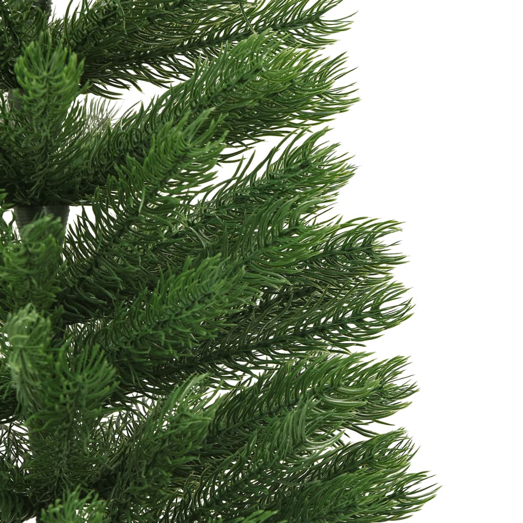 vidaXL Umělý úzký vánoční stromek se stojanem 120 cm PE