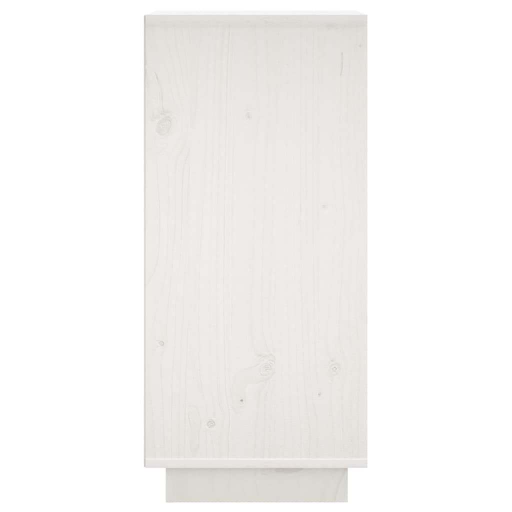vidaXL Příborník bílý 31,5 x 34 x 75 cm masivní borové dřevo