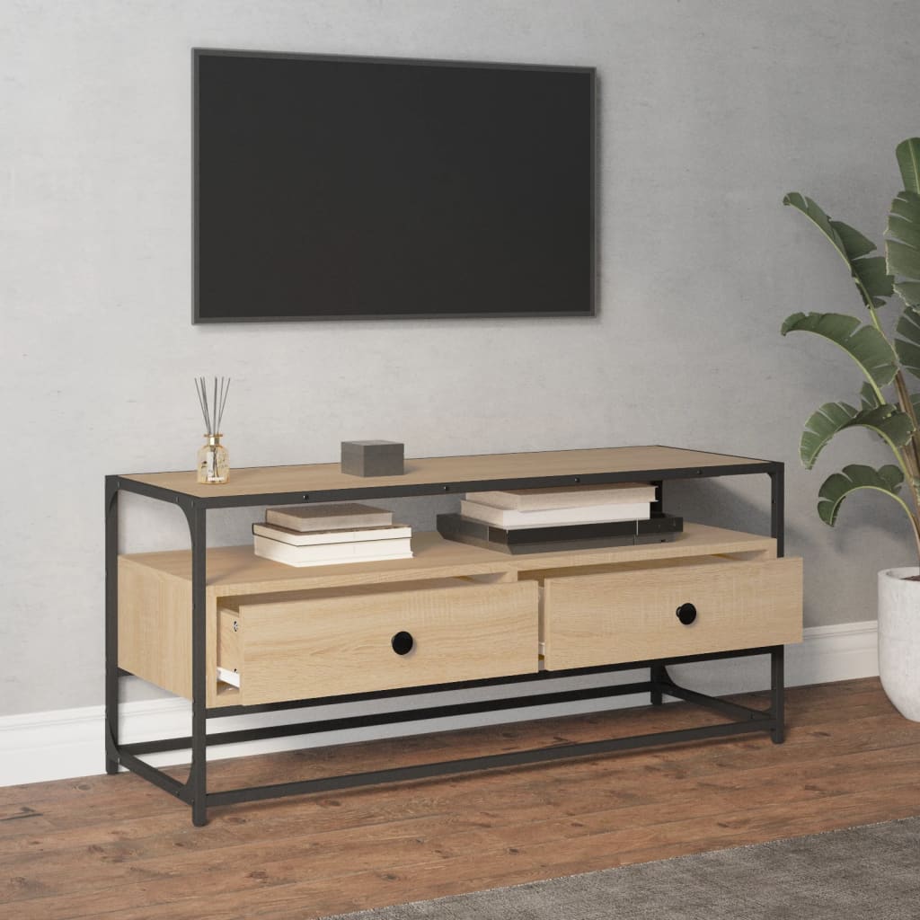 vidaXL TV skříňka dub sonoma 100 x 35 x 45 cm kompozitní dřevo