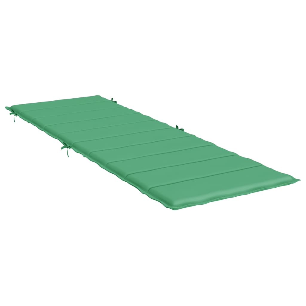 vidaXL Poduška na lehátko zelená 186 x 58 x 3 cm oxfordská látka
