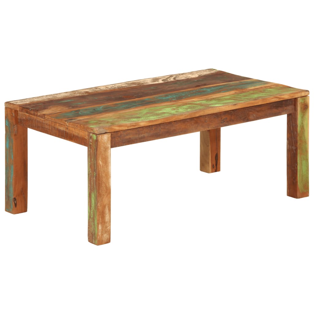 vidaXL Konferenční stolek 100 x 55 x 40 cm masivní recyklované dřevo