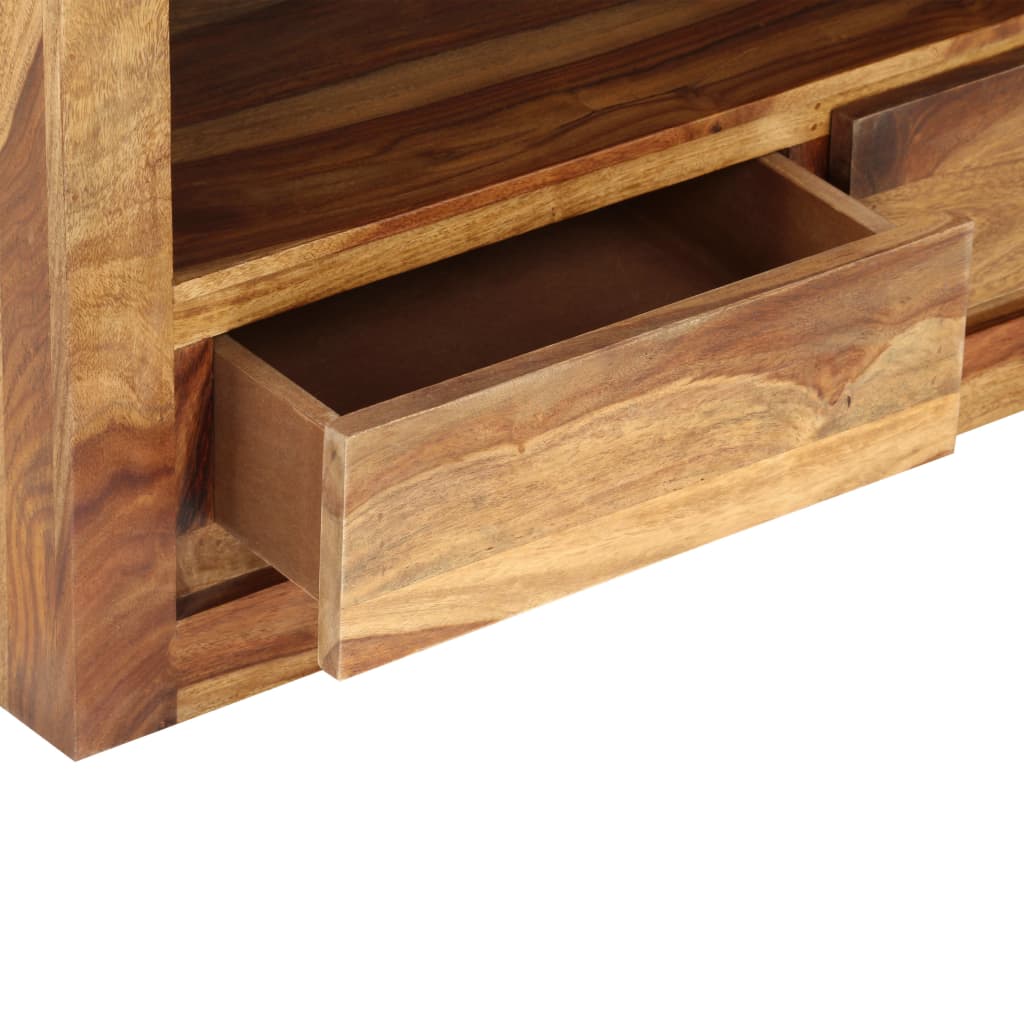 vidaXL TV stolek z masivního sheeshamového dřeva 80 x 30 x 40 cm
