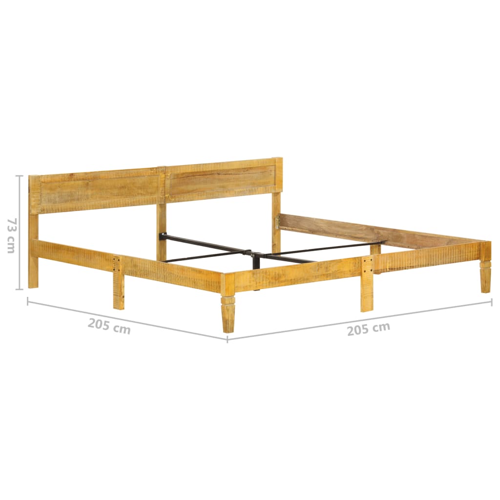 vidaXL Rám postele masivní mangovníkové dřevo 200 cm