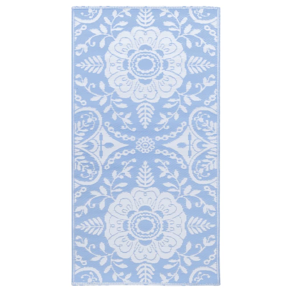 vidaXL Venkovní koberec bledě modrý 120 x 180 cm PP