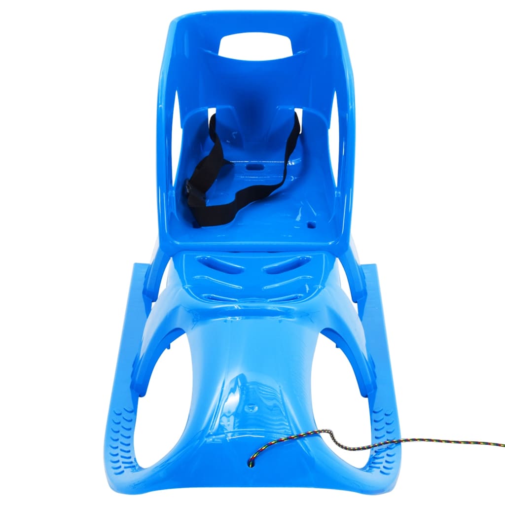 vidaXL Sáně se sedadlem modré 102,5 x 40 x 23 cm polypropylen