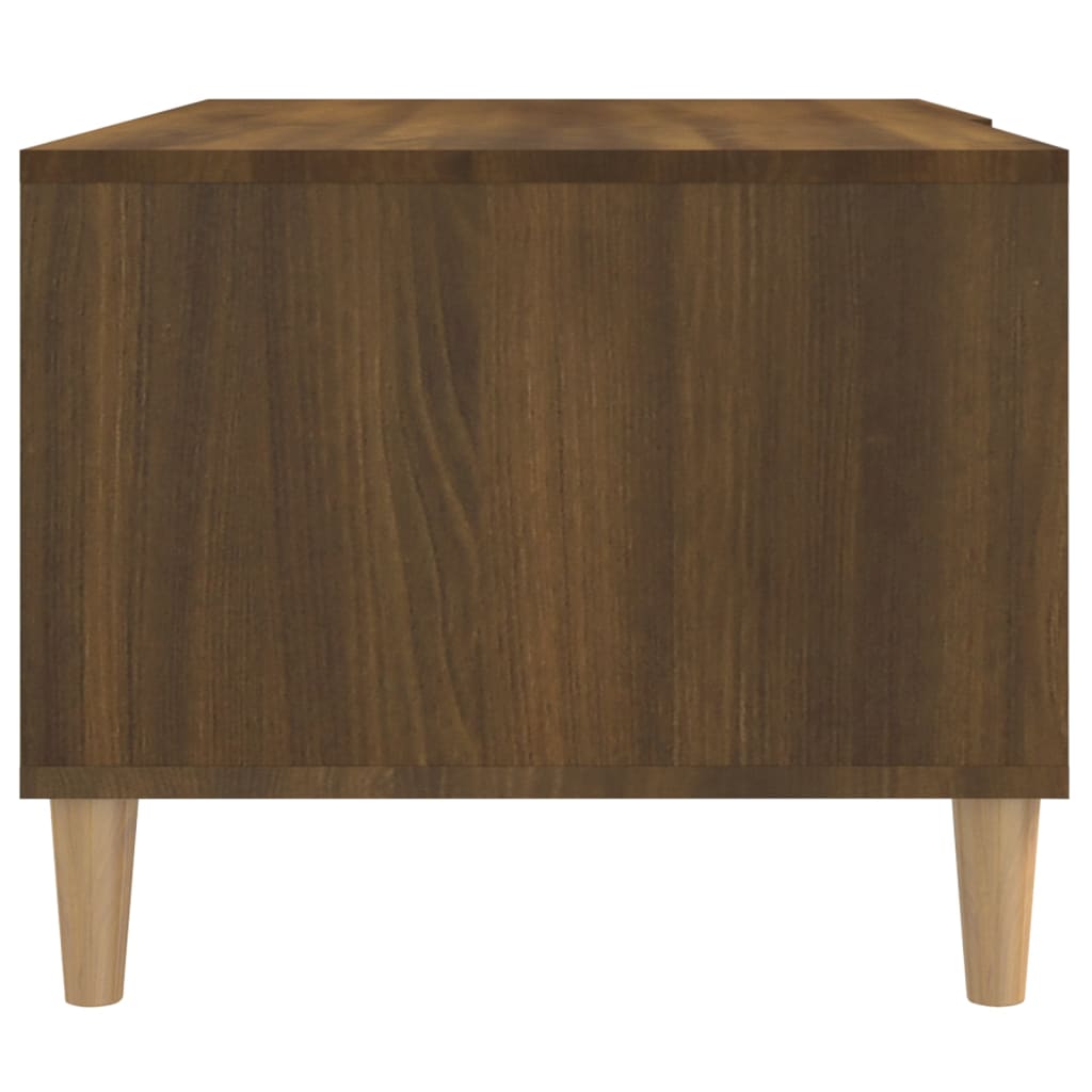 vidaXL Konferenční stolek hnědý dub 89,5 x 50 x 40 cm kompozitní dřevo