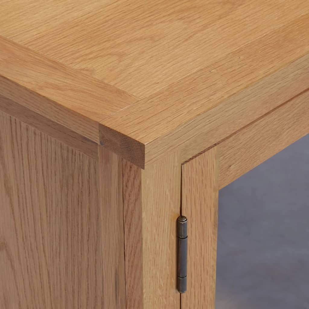 vidaXL TV stolek 110 x 35 x 44 cm masivní dubové dřevo