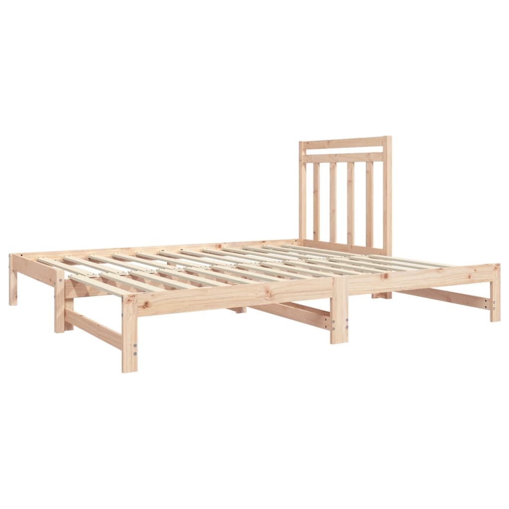 vidaXL Výsuvná postel 2x (90 x 190) cm masivní borovice