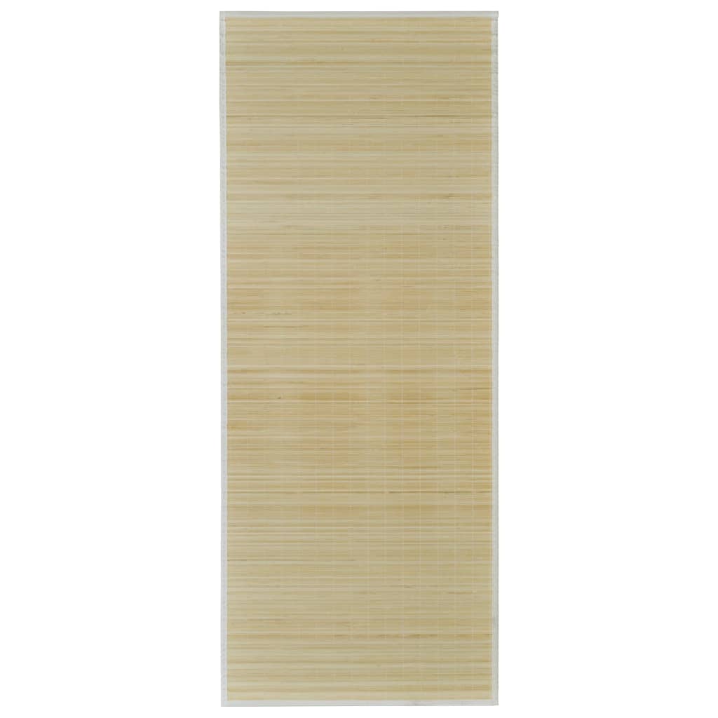 Obdélníková přirozeně zbarvená bambusová rohož / koberec 80 x 300 cm