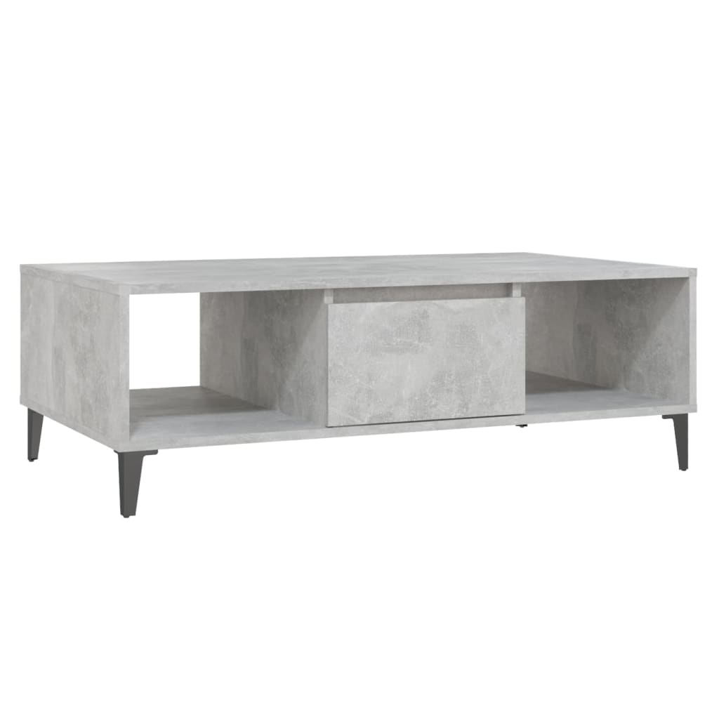 vidaXL Konferenční stolek betonově šedý 103,5 x 60 x 35 cm dřevotříska