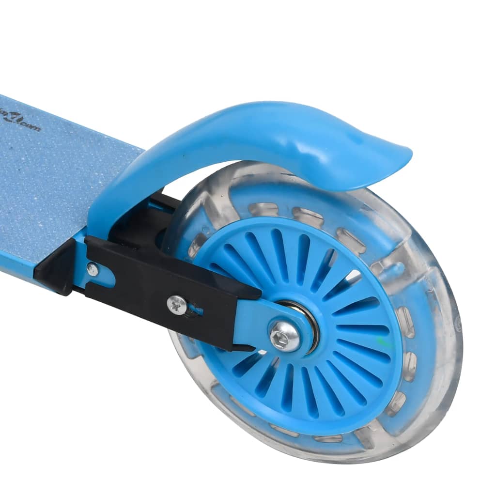 vidaXL 2kolová dětská koloběžka nastavitelná hliníková řídítka modrá