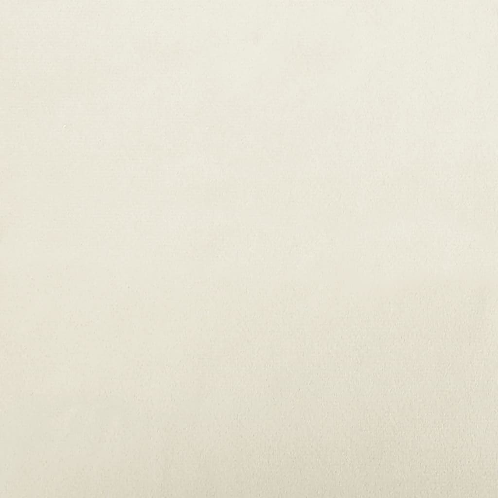 vidaXL Dětská pohovka krémová 70 x 45 x 30 cm samet