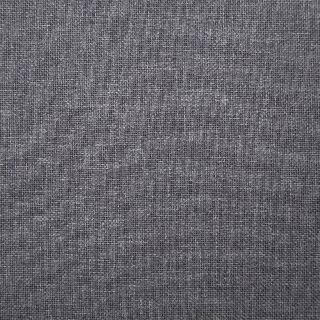 vidaXL Lavice s úložným prostorem 116 cm světle šedá polyester
