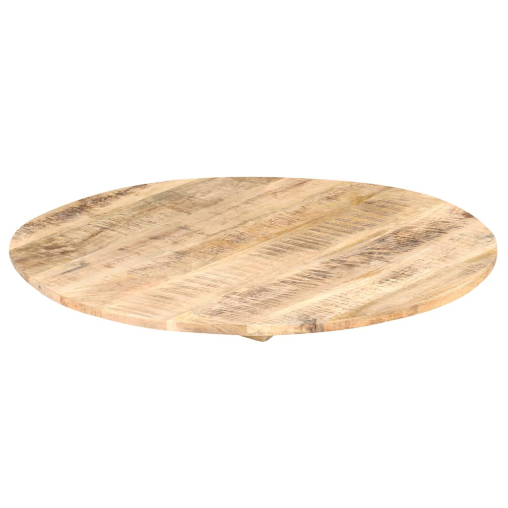 vidaXL Stolní deska masivní mangovníkové dřevo kulatá 15–16 mm 50 cm