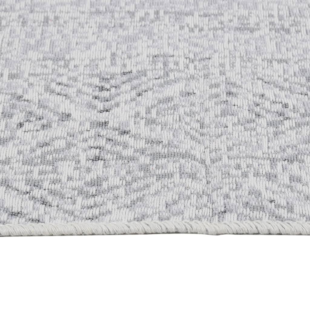 vidaXL Koberec světle šedý 120 x 180 cm bavlna