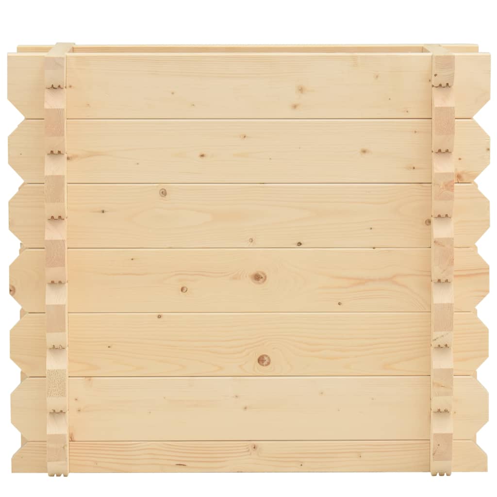 vidaXL Vyvýšený záhon 42 mm 100 x 50 x 87,8 cm masivní smrkové dřevo