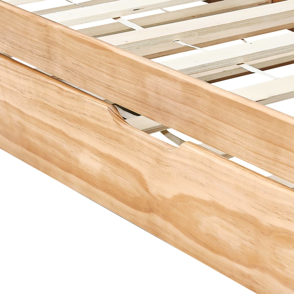 vidaXL Rám vysouvací postele/pohovky borové dřevo 90 x 200 cm