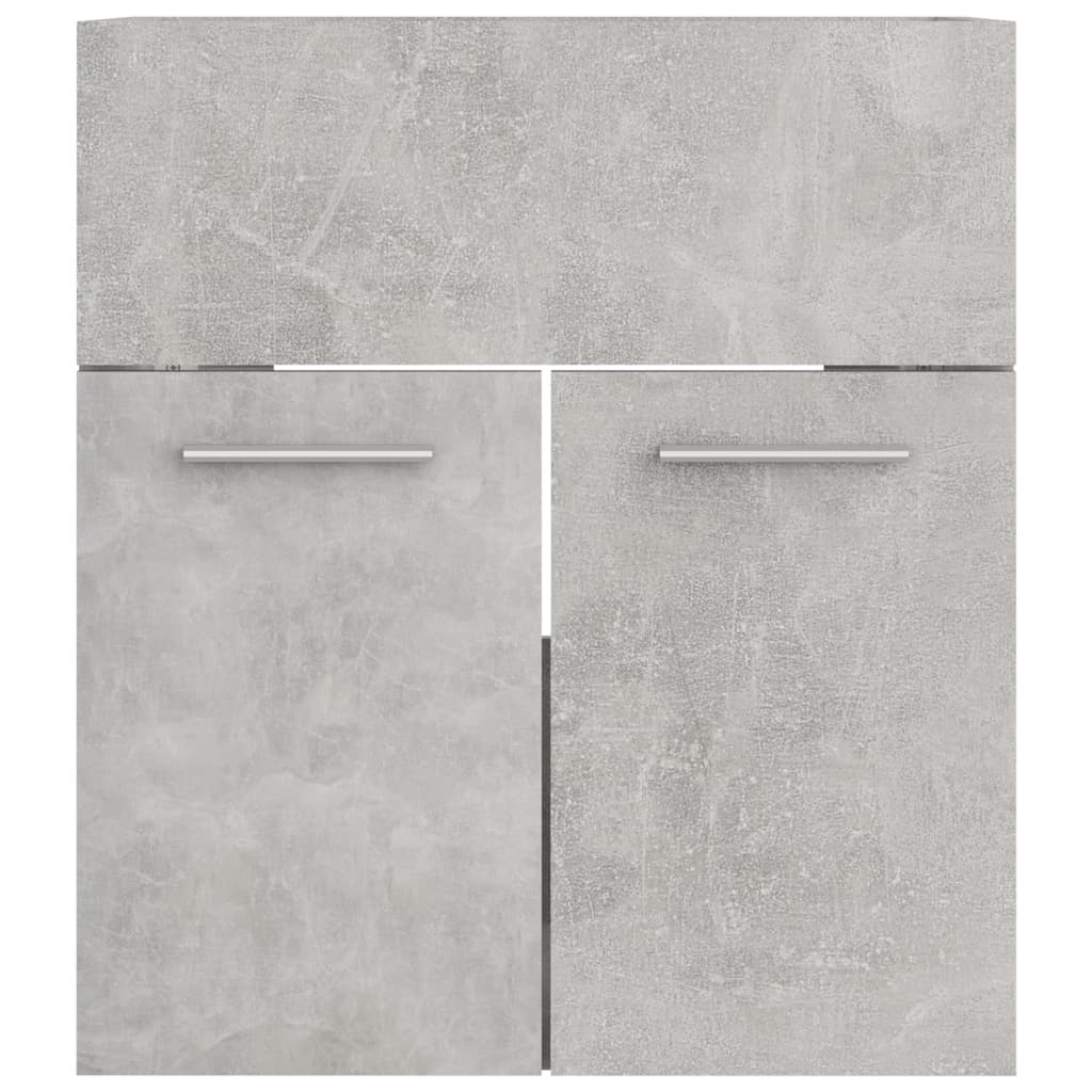 vidaXL Skříňka pod umyvadlo betonově šedá 41x38,5x46 cm dřevotříska