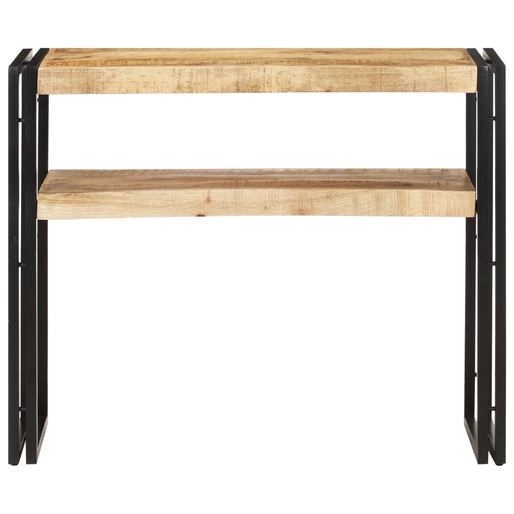 vidaXL Konzolový stolek 90 x 30 x 75 cm hrubé mangovníkové dřevo