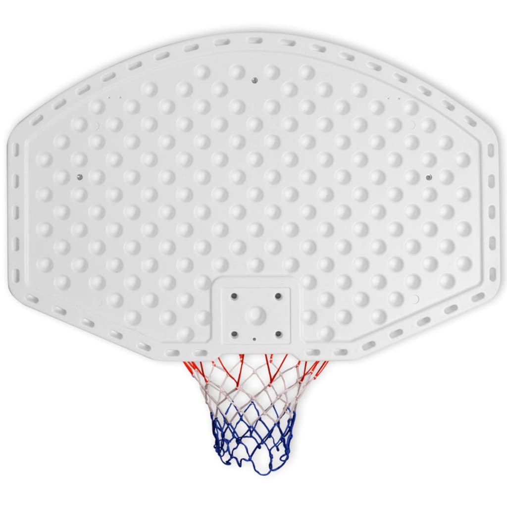 vidaXL Třídílná sada nástěnného basketbalového koše s deskou 90x60 cm