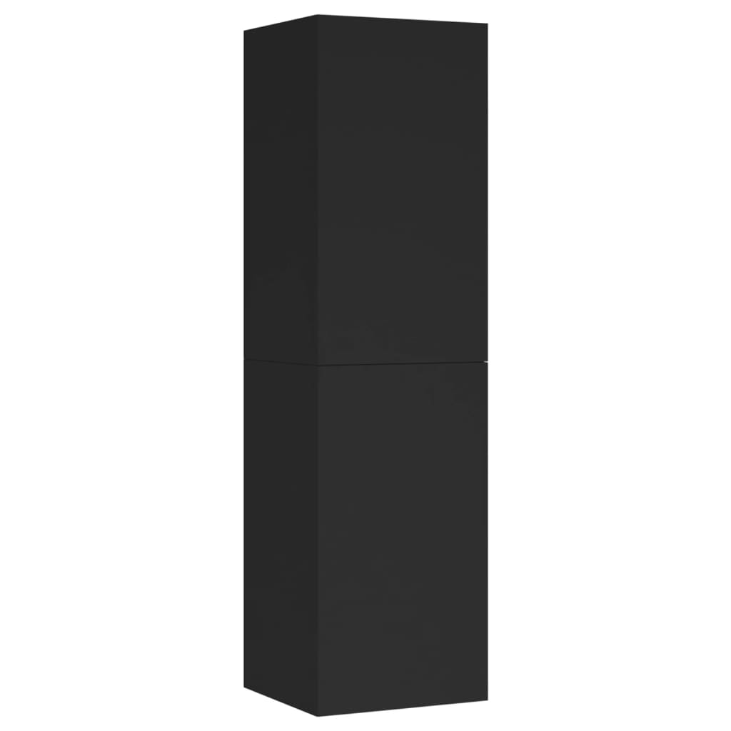 vidaXL TV stolek černý 30,5 x 30 x 110 cm dřevotříska
