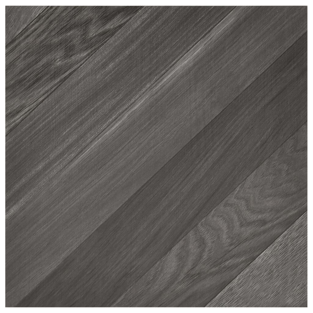vidaXL Samolepicí podlahové desky 55 ks PVC 5,11 m² šedé pruhované
