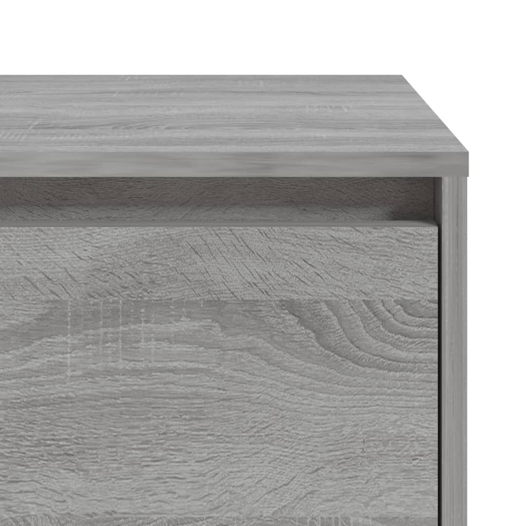 vidaXL Noční stolek šedý sonoma 45 x 34 x 44,5 cm dřevotříska