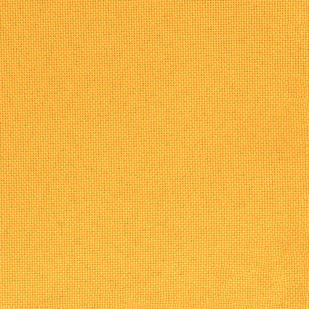 vidaXL 2místná rozkládací pohovka se 2 polštáři žlutá textil