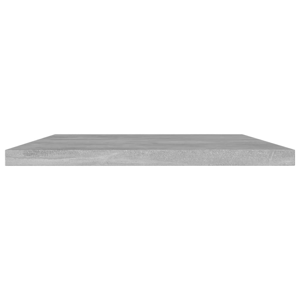 vidaXL Přídavné police 4 ks betonově šedé 60 x 30 x 1,5 cm dřevotříska