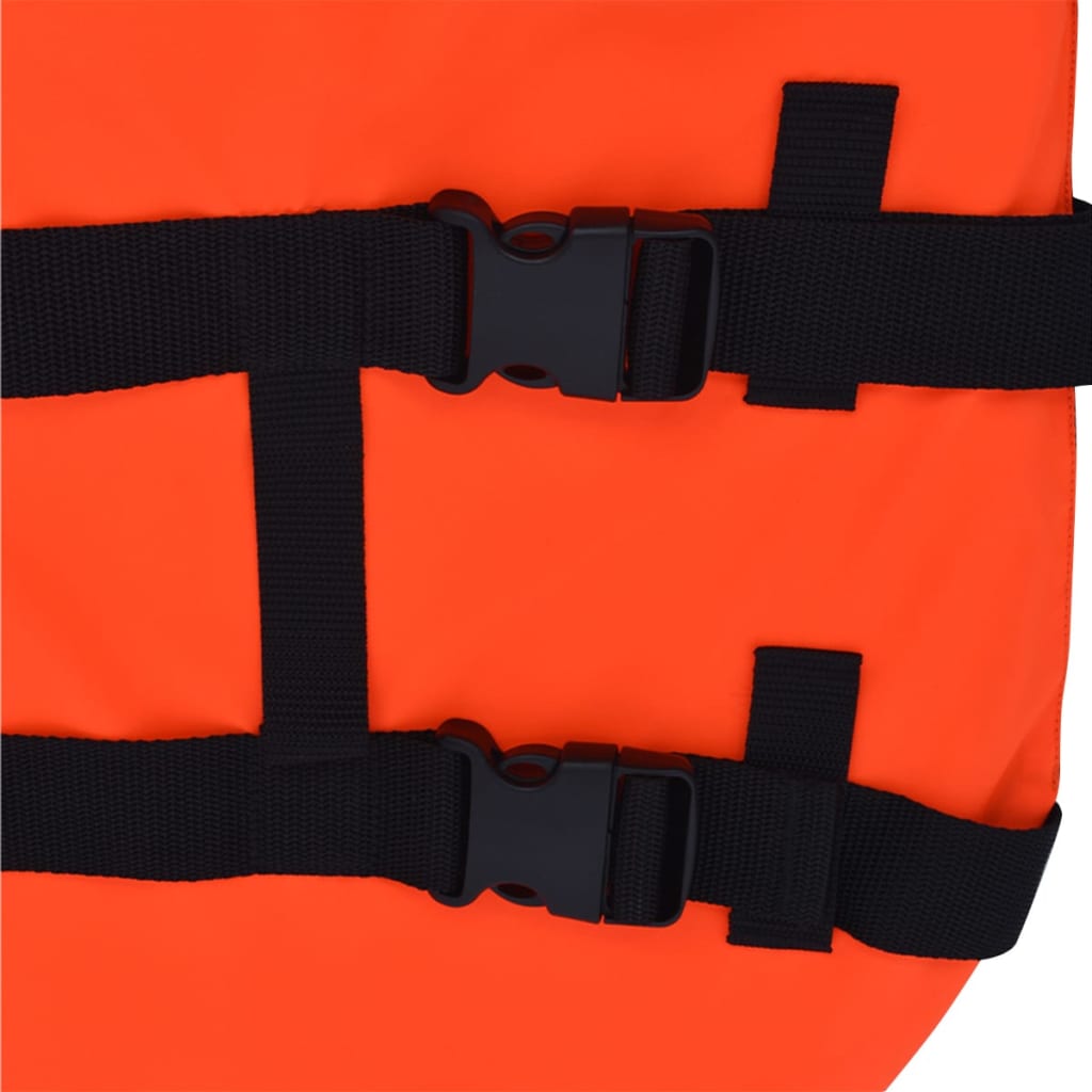 vidaXL Plovací záchranná vesta pro psa M oranžová