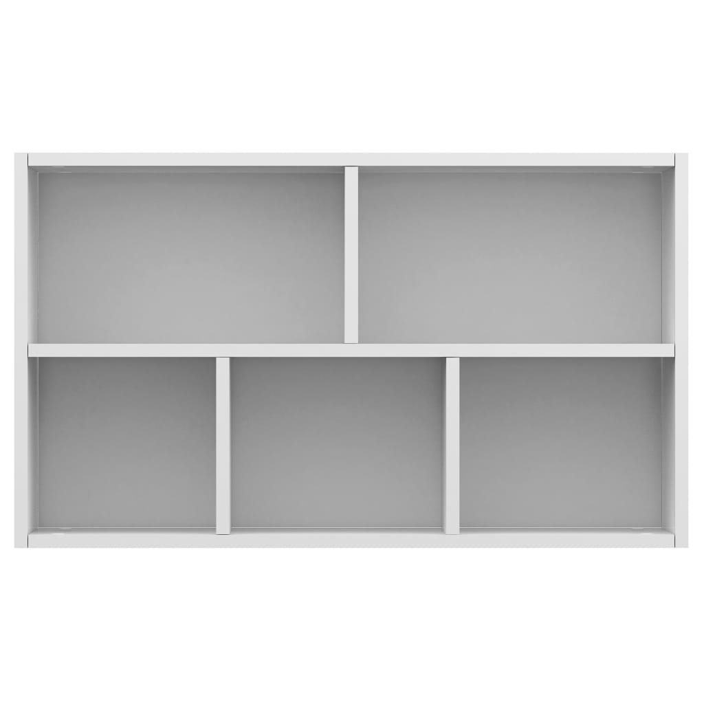vidaXL Knihovna/příborník bílá 50 x 25 x 80 cm dřevotříska
