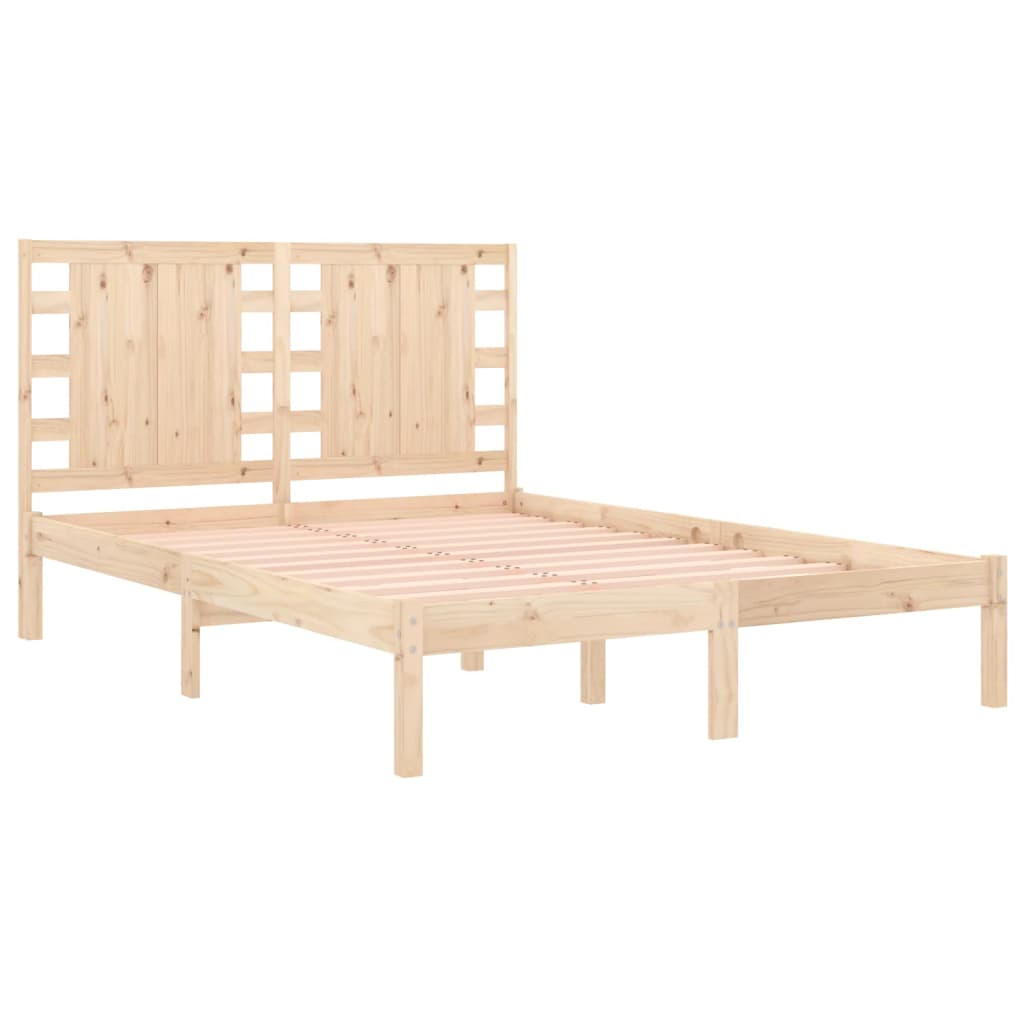 vidaXL Rám postele masivní dřevo 180 x 200 cm Super King Size