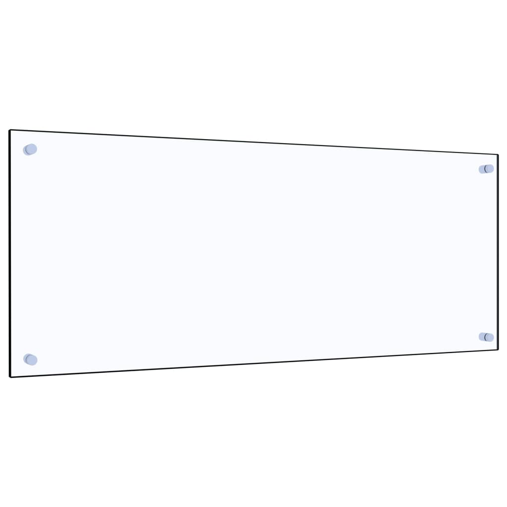 vidaXL Kuchyňský panel průhledný 100 x 40 cm tvrzené sklo