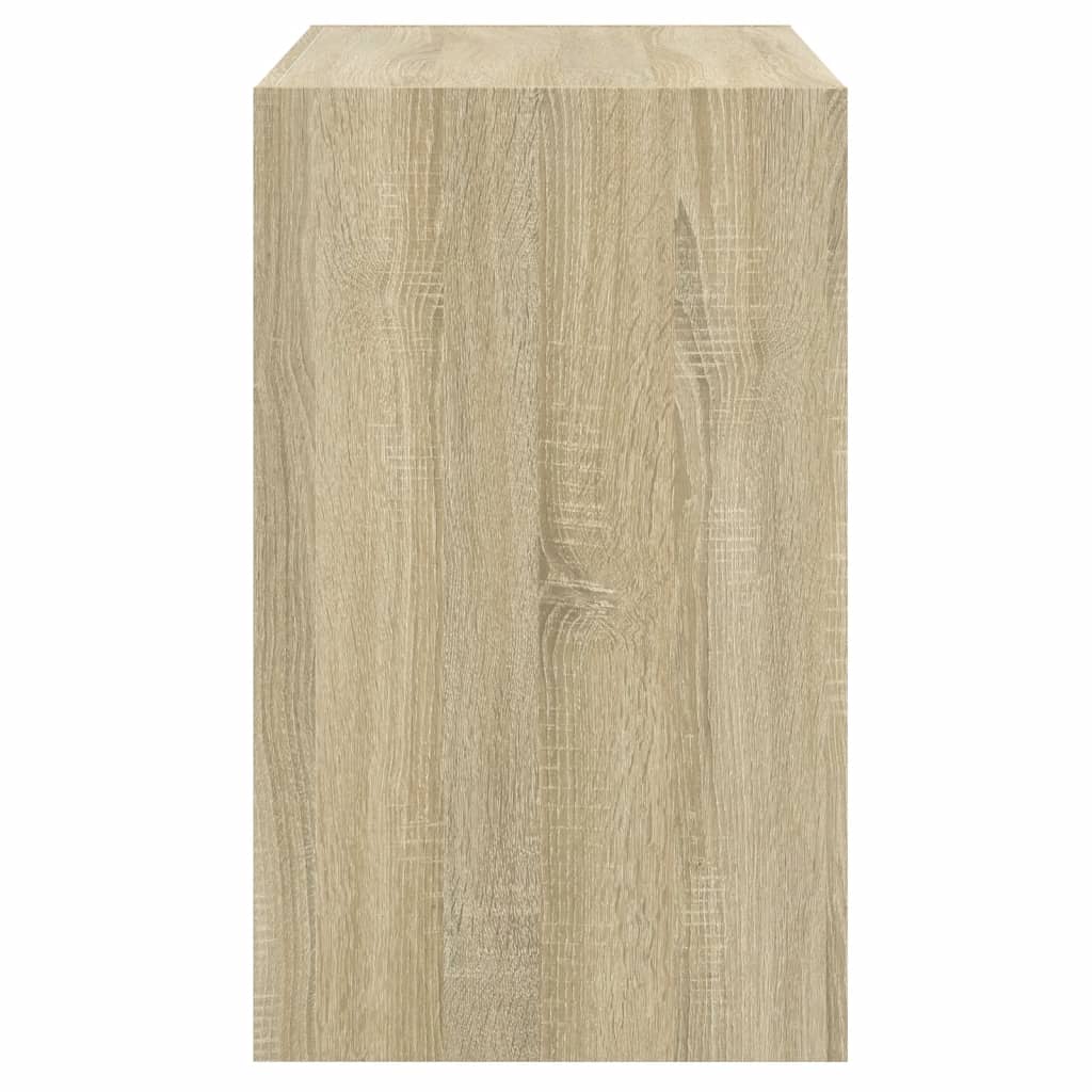 vidaXL Botník dub sonoma 80 x 42 x 69 cm kompozitní dřevo